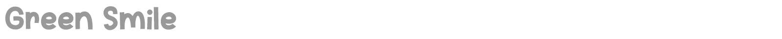 Green Smile font preview